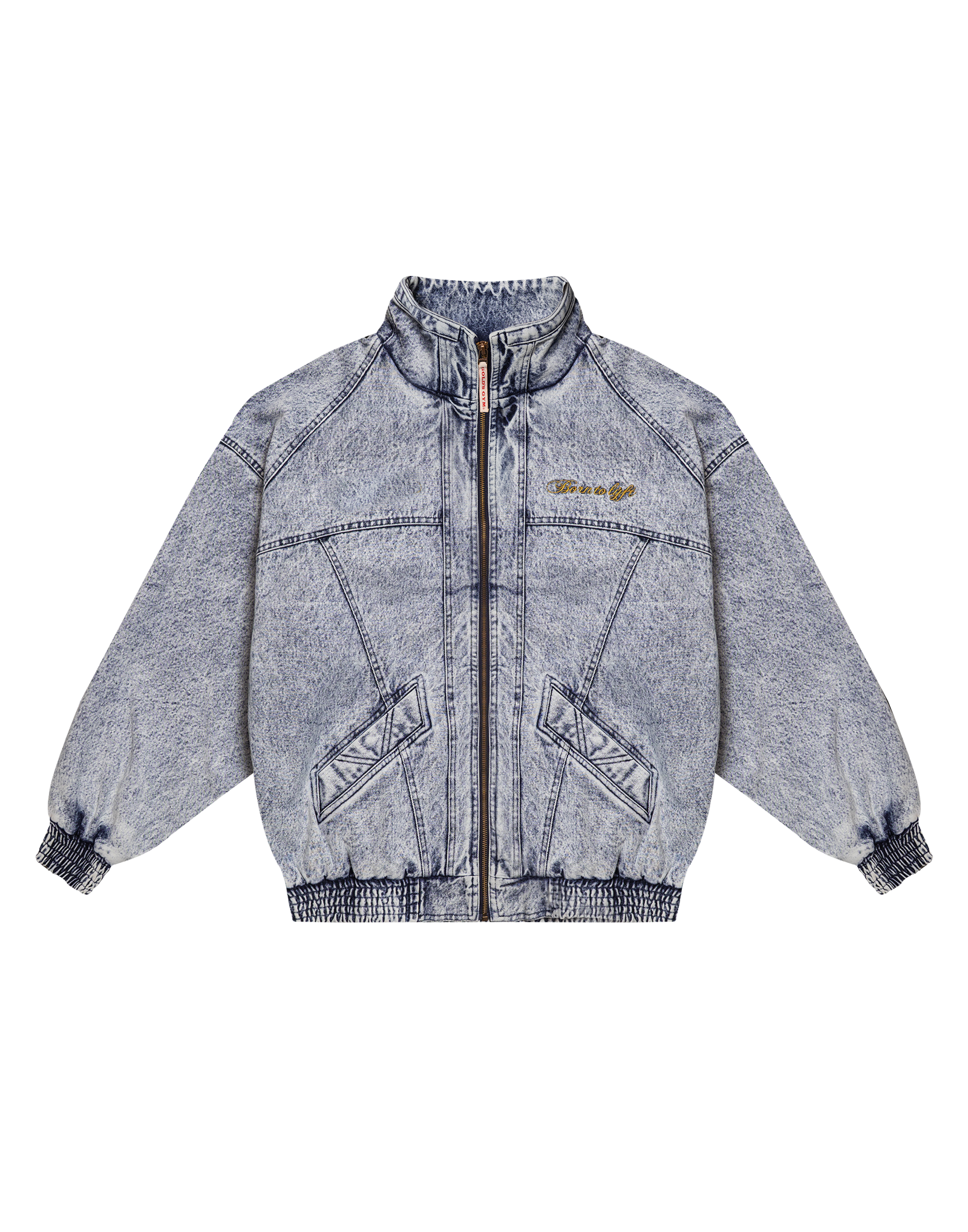 LÝFT × GOLD'S Gym Oversize Denim Jacket