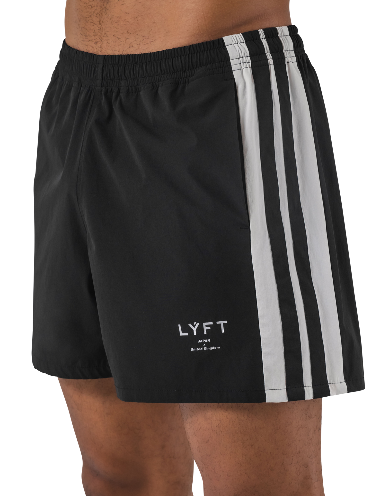 LÝFT 2Line Swim Shorts - Black