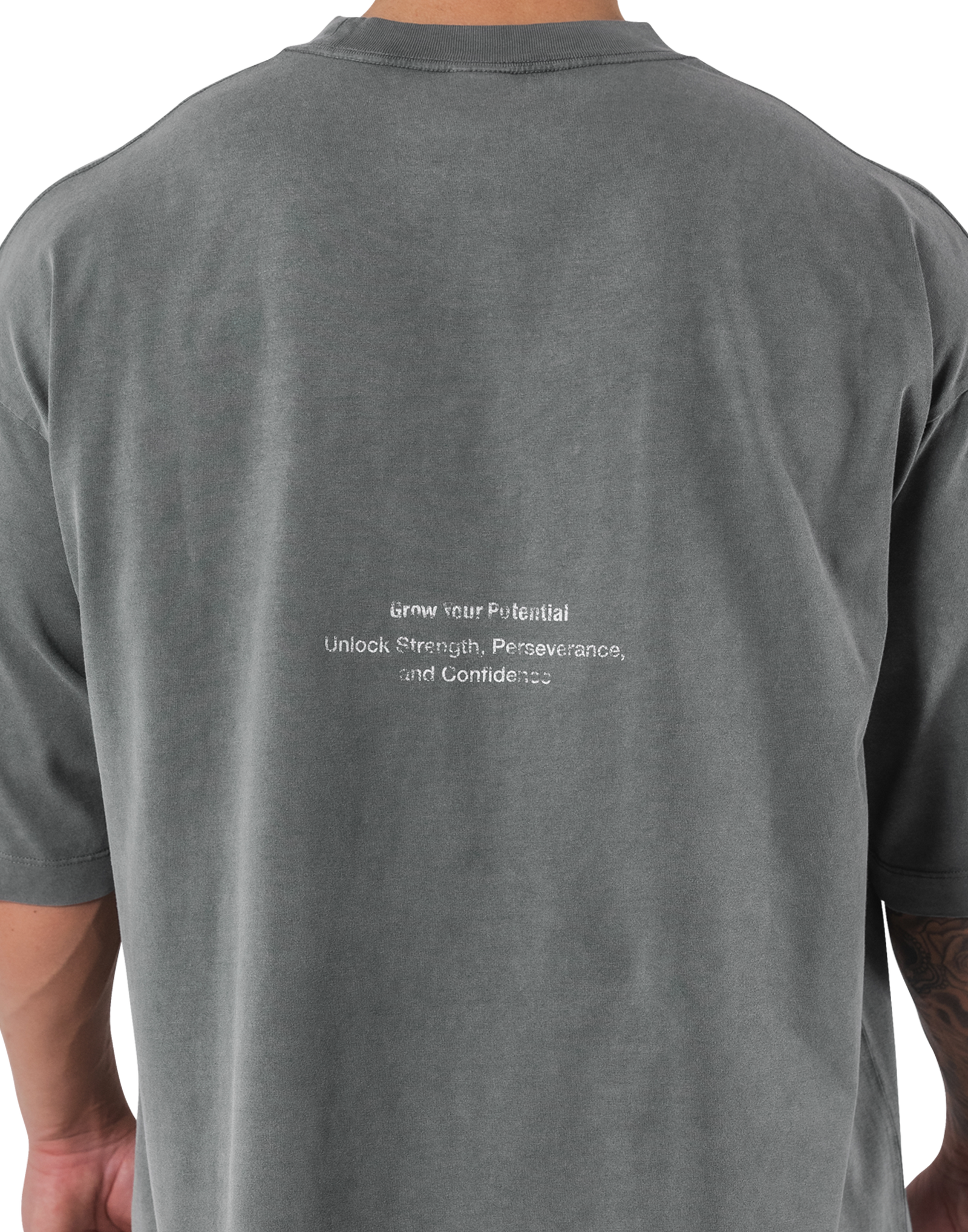 Fang Graphic Vintage Extra Big T-Shirt - D.Grey – LÝFT