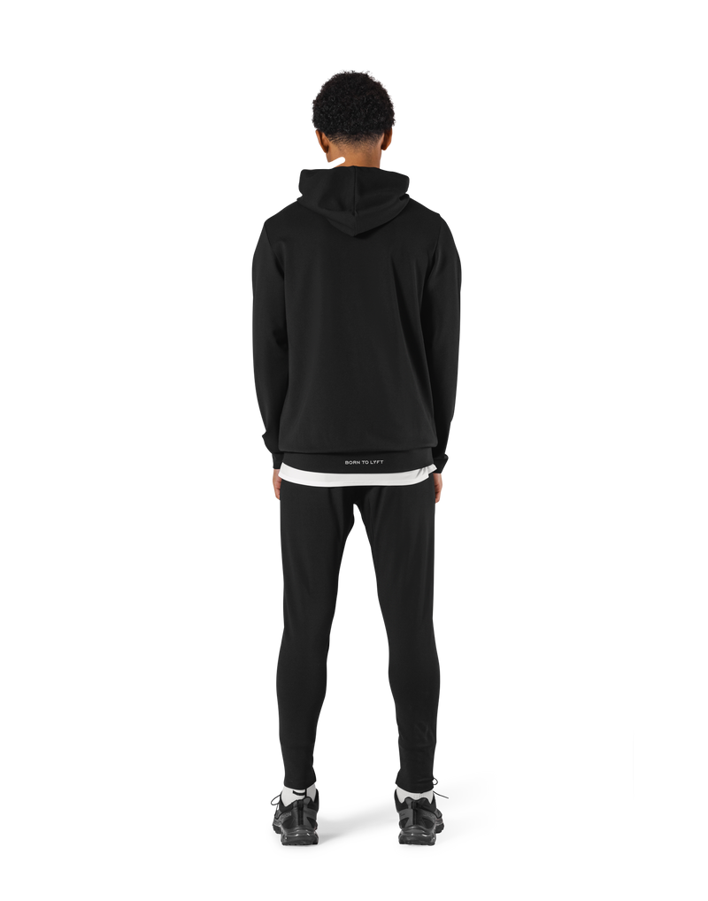 Standard Fit Stretch Pullover Hoodie - Black – LÝFT