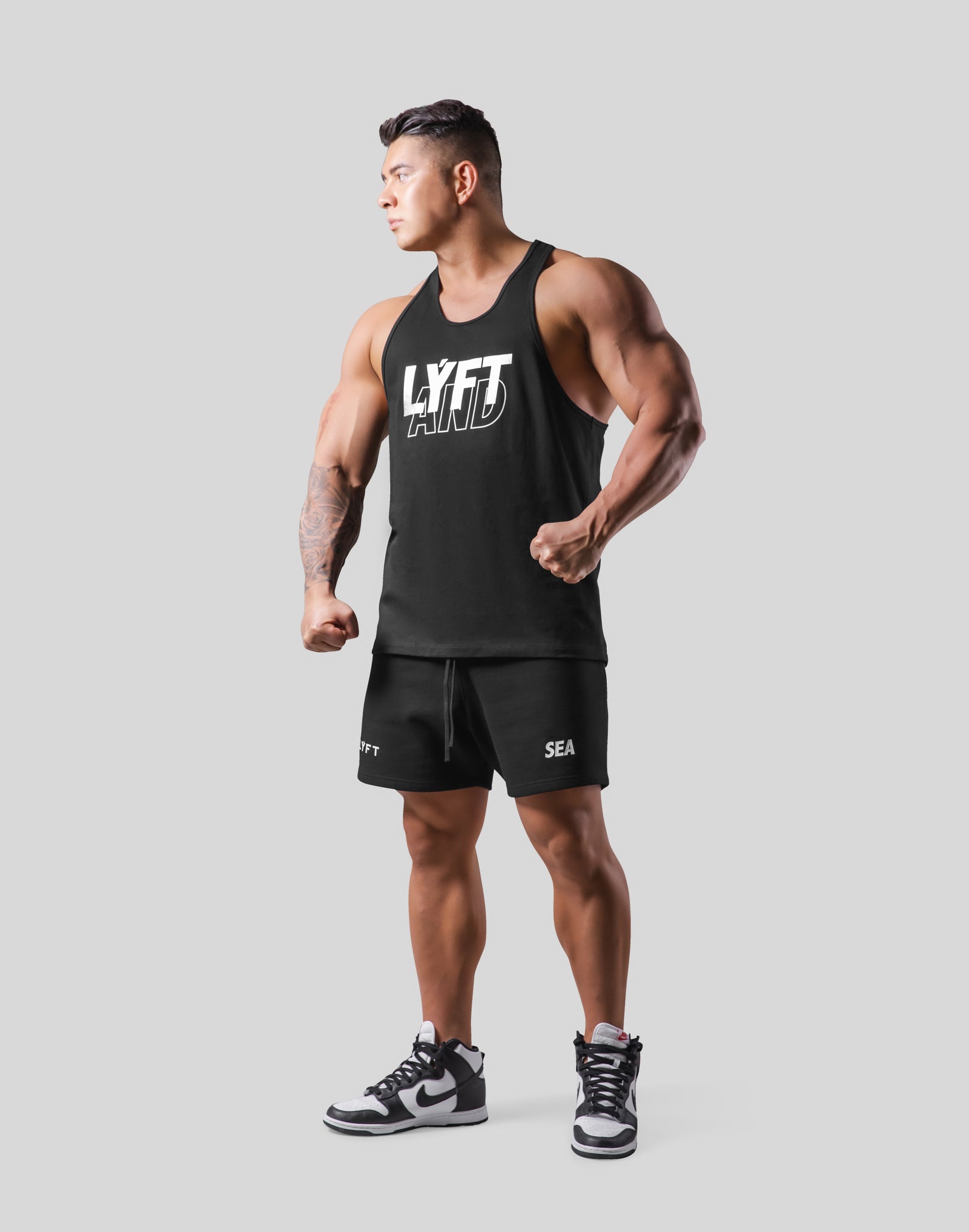 LÝFT × WIND AND SEA Training Tanktop - Black