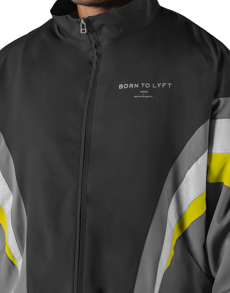 2Line Oversize Track Jacket V.2 - D.Grey – LÝFT