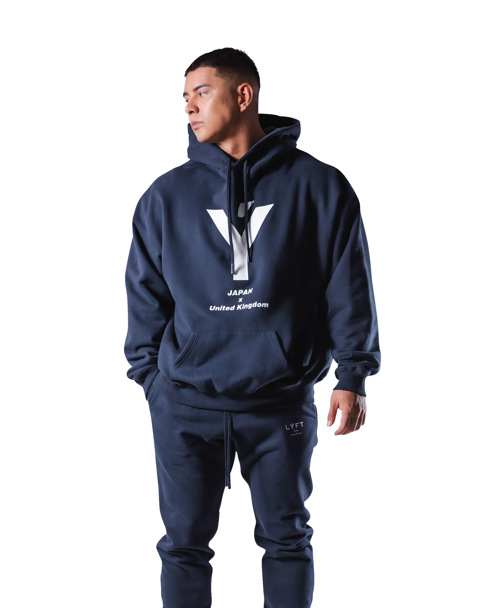 Y Oversize Sweat Hoodie - Navy – LÝFT