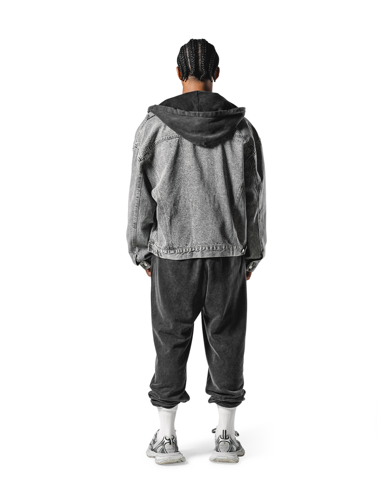 Oversize Denim Jacket - Black – LÝFT