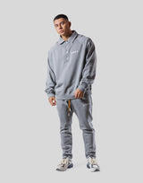 18 Logo Sweat Polo Shirt - Grey – LÝFT