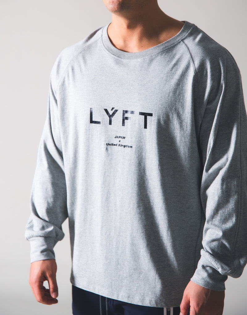 LYFT Logo Long T-shirt - Grey – LÝFT