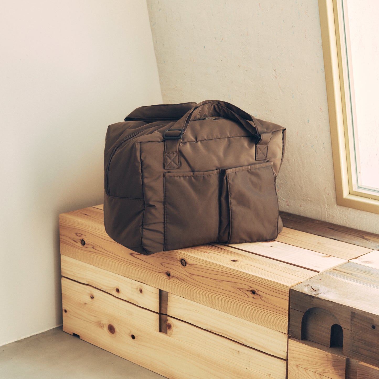 mamita Mother's Bag - チャコールブラウン&ダークセージ – mamita-mamita