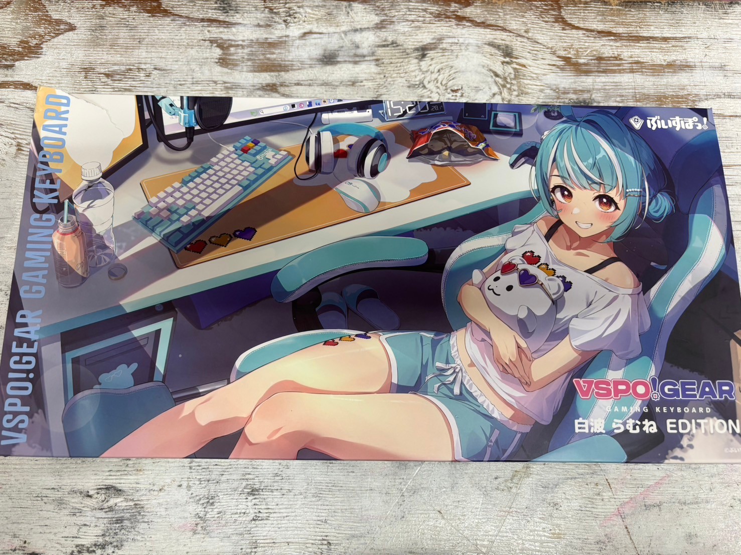 アイドル】ぶいすぽっ！ゲーミングキーボード 白波らむね 入荷です