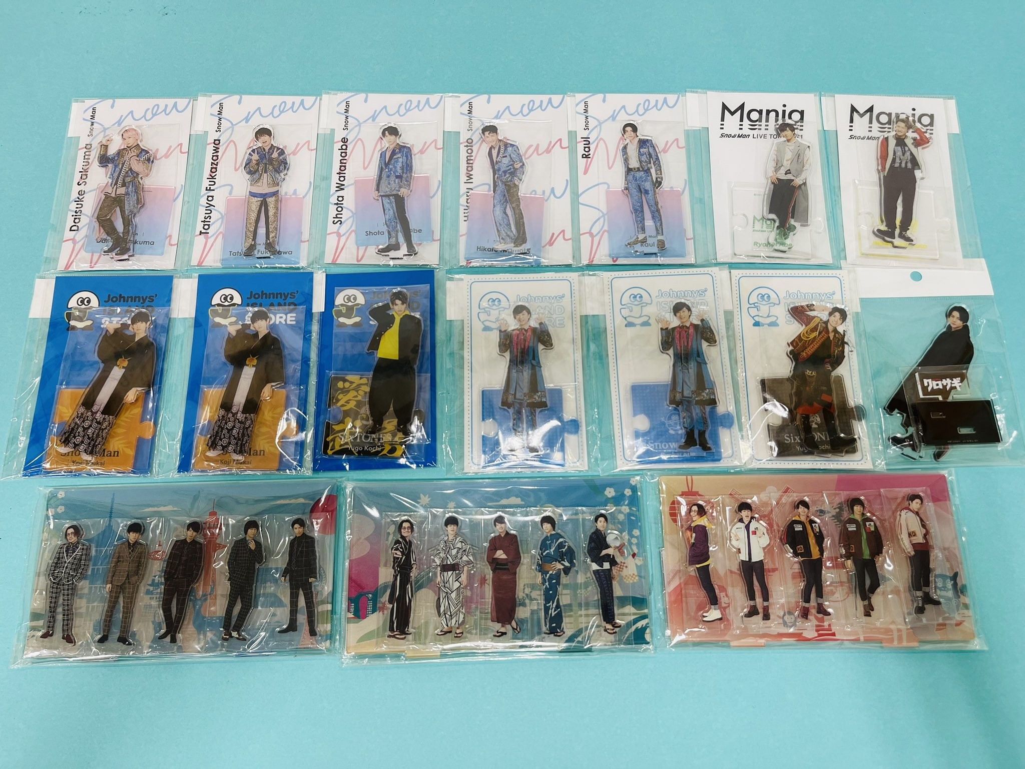 アーティストグッズ買取情報♪〈アクスタFest SnowMan〉等々 - 万代