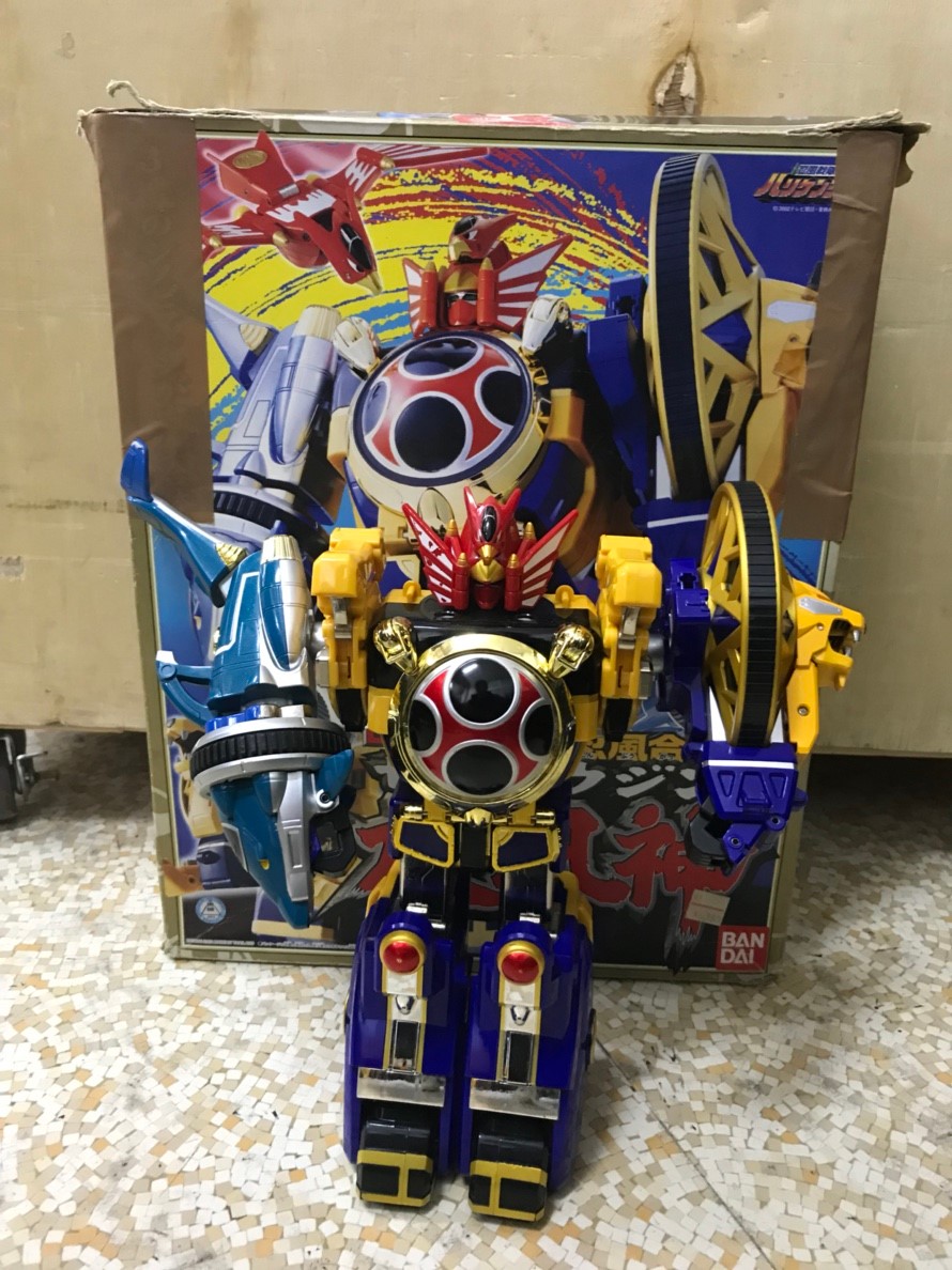 1/14忍風戦隊 ハリケンジャー・バンダイ DX天空神/超合金 轟雷神