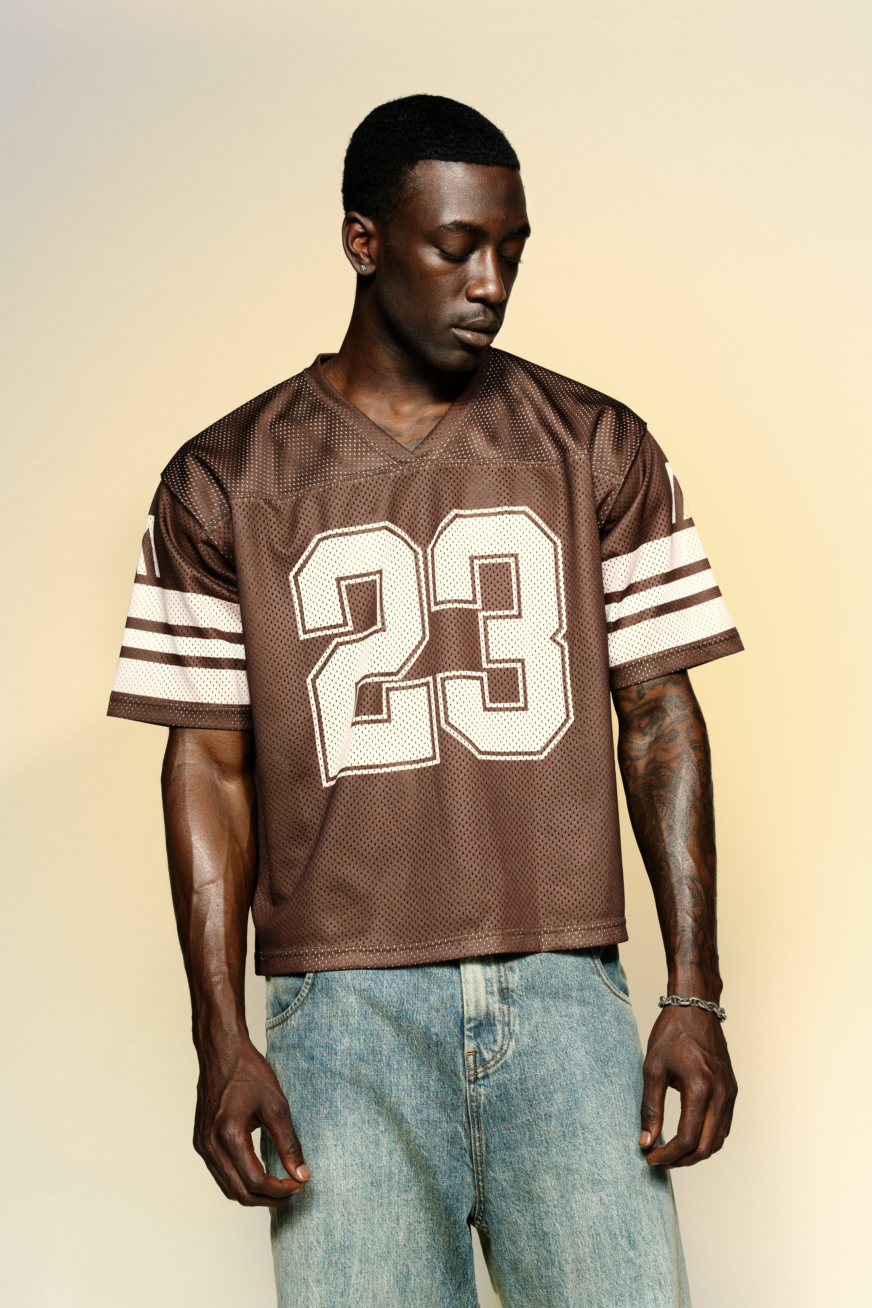 Brown Mesh Jersey – MANGY