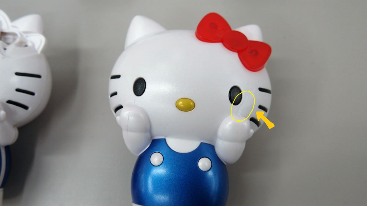 絶対ほしい！クラシックなキティフィギュアがSIMフリーのガラケーに