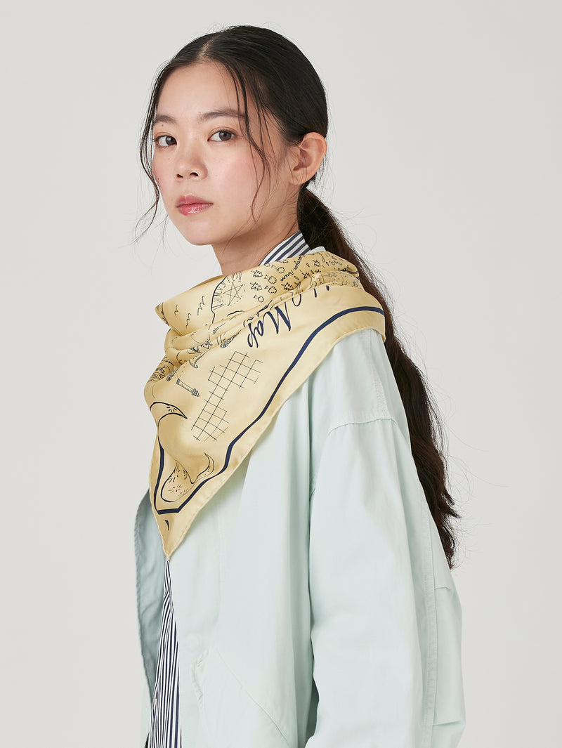 シルクスカーフ88＞マジカルマップ – manipuri