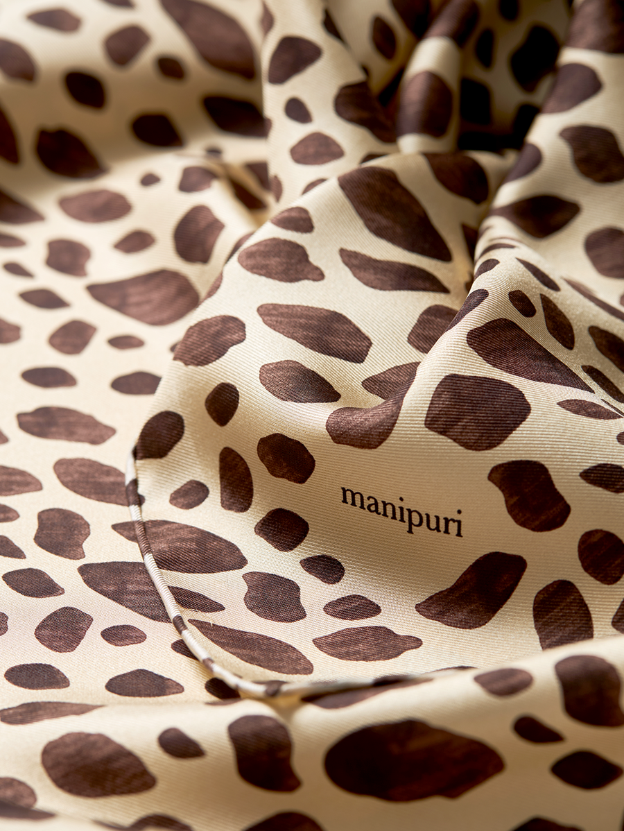 シルクスカーフ65＞ レオパード – manipuri