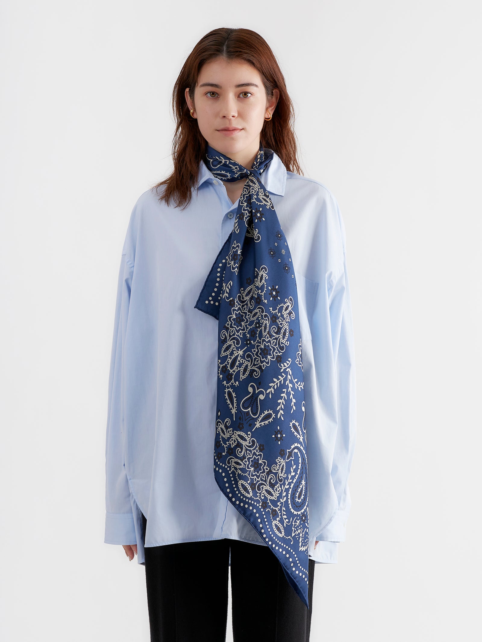 シルクスカーフ88＞ カレイドバンダナ – manipuri