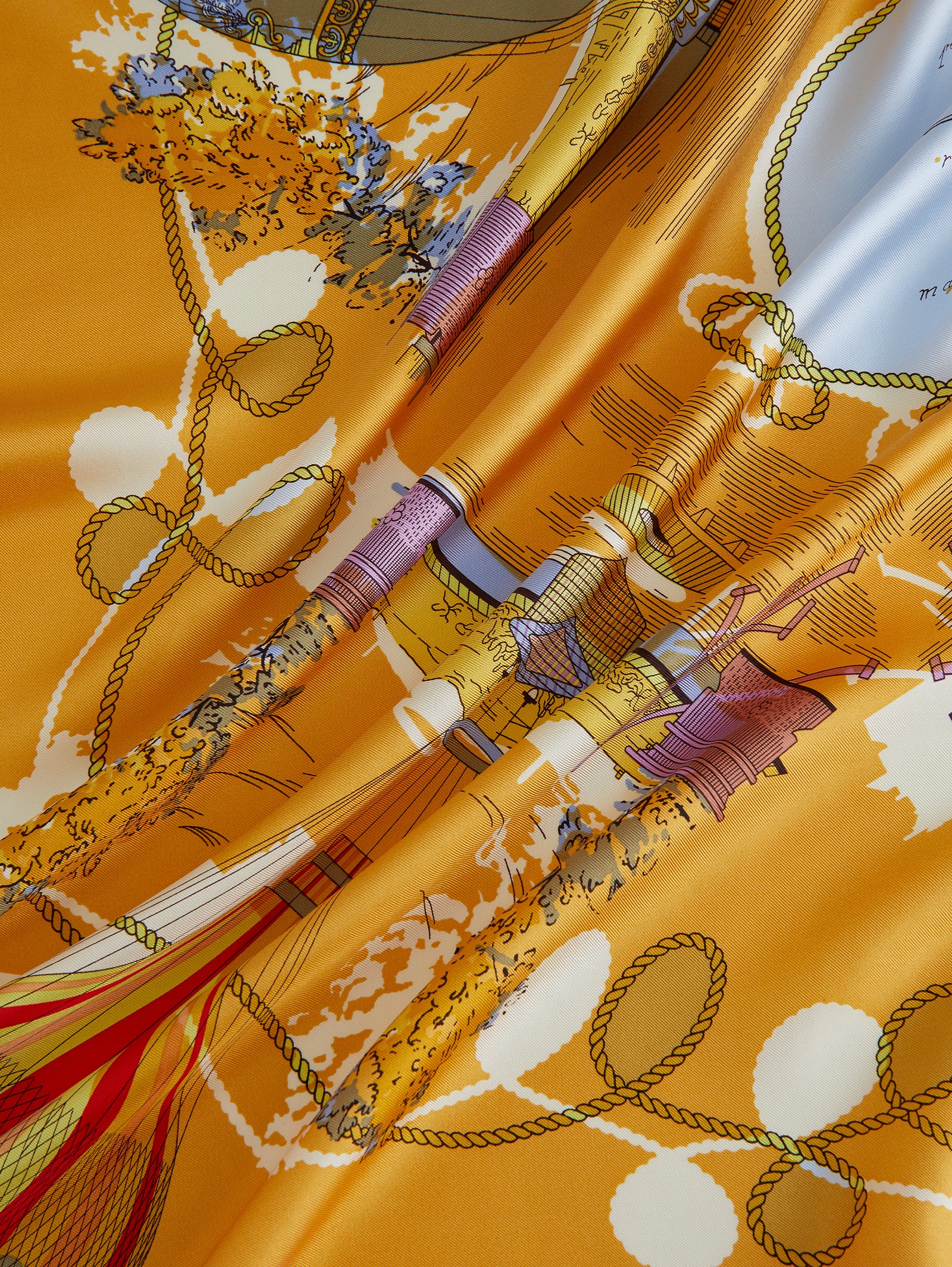 シルクスカーフ88＞コラージュフラワーバルーン – manipuri