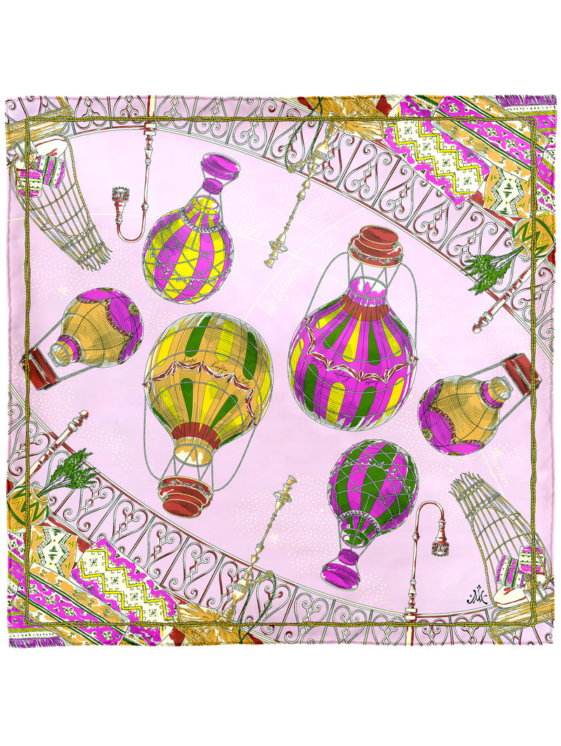 シルクスカーフ88＞バルーンスカイ – manipuri