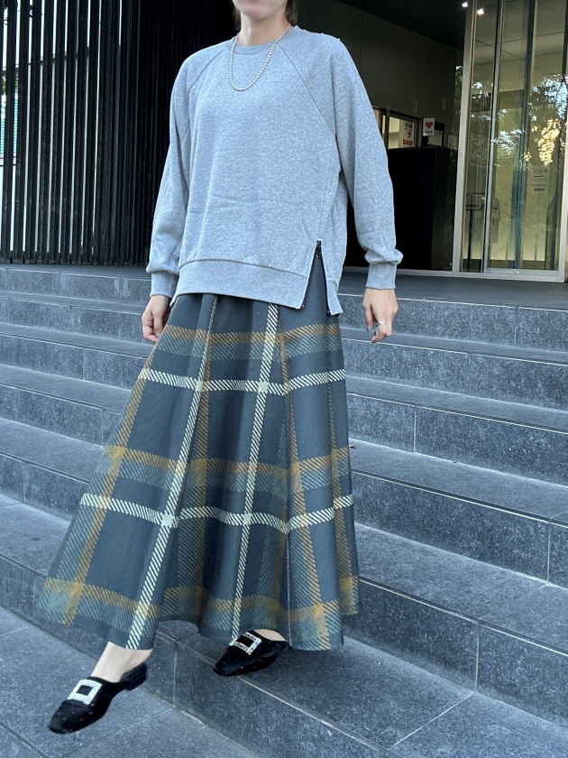 MONILE】WEB限定・モニーレ ツイードチェック柄スカート | MANO