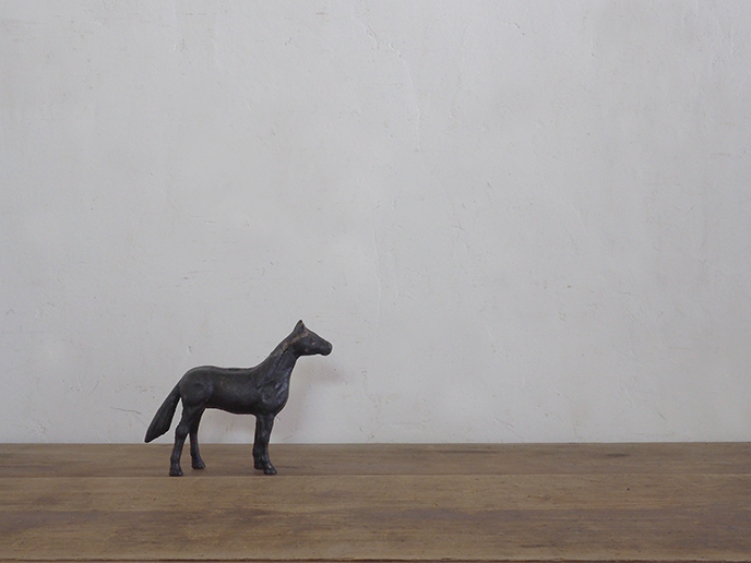 E09426 フランス アンティーク 鉄の馬 オブジェ | MANSIKKA