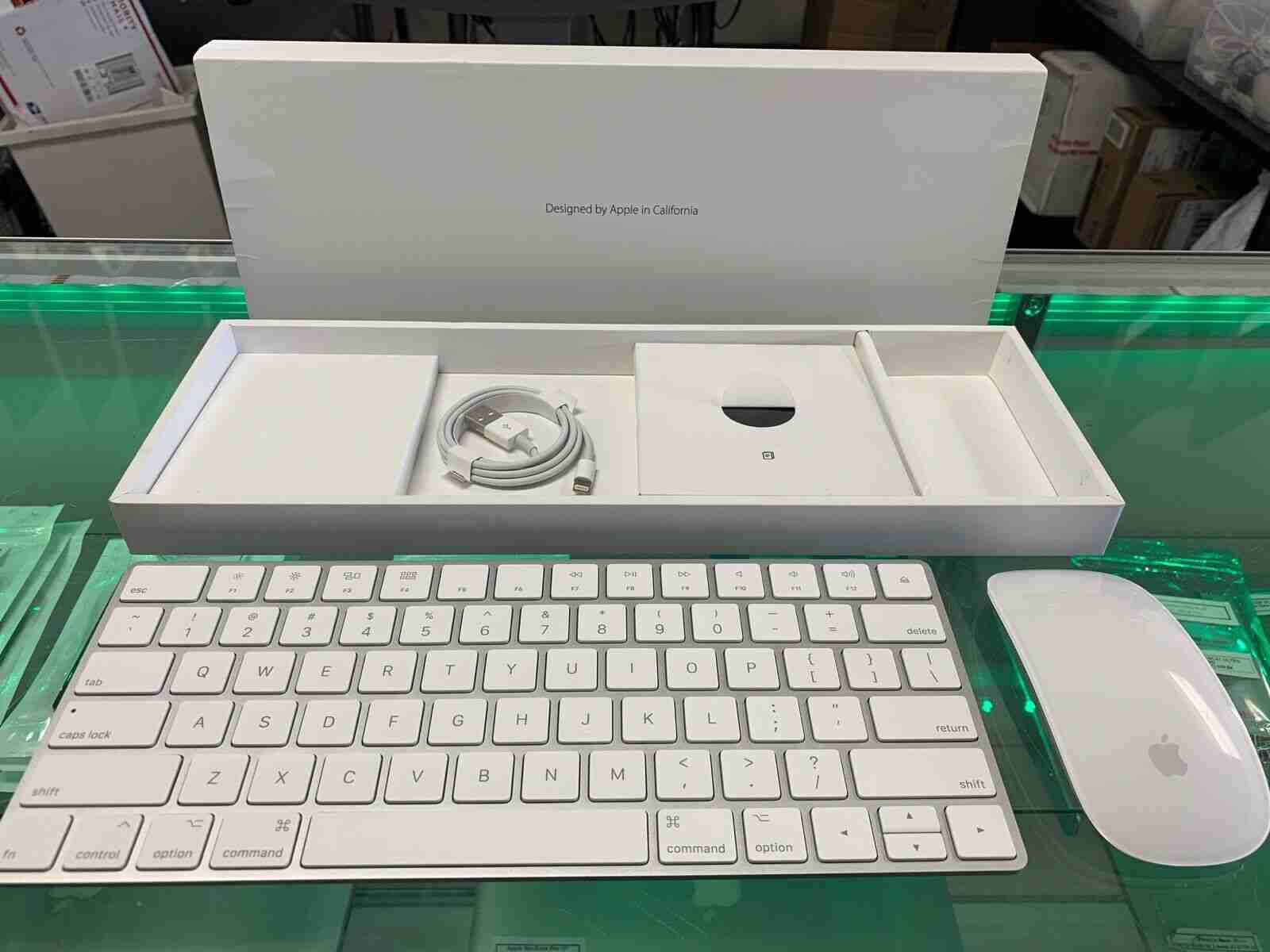 APPLE A2450 Wireless Magic Keyboard 2 and Magic Mouse 2 A1657 Set