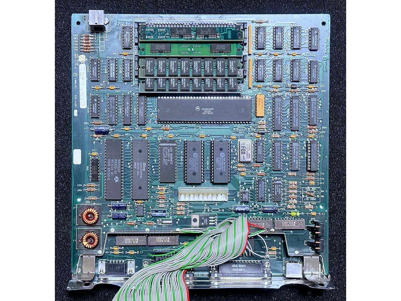 Macintosh Plus」のロジックボードを構成する主要LSI | Mac Fan Portal