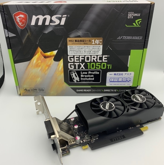 レビュー】MSI「GeForce GTX 1050 Ti 4GT LP」はおすすめの4K対応