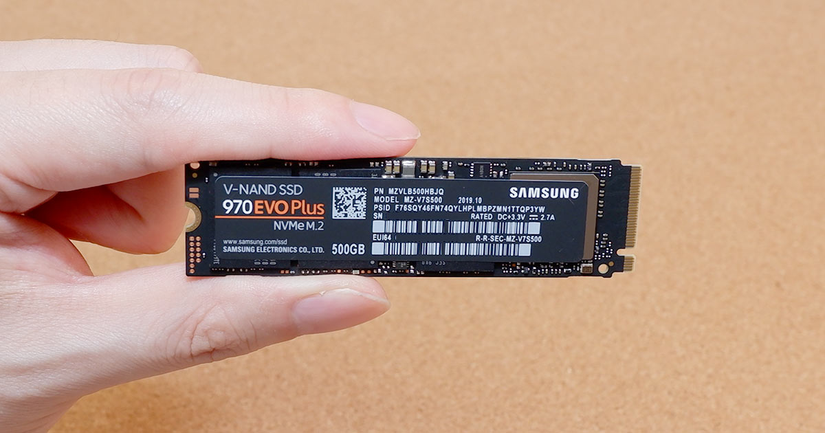 サムスン 970 EVO Plusレビュー】最高クラス速度のおすすめNVMe SSD