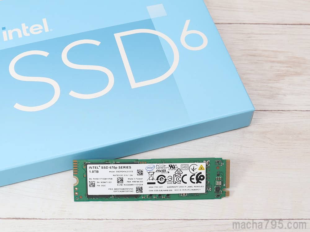 Intel 670p レビュー】大容量ファイルは苦手な144層QLCのNVMe SSD