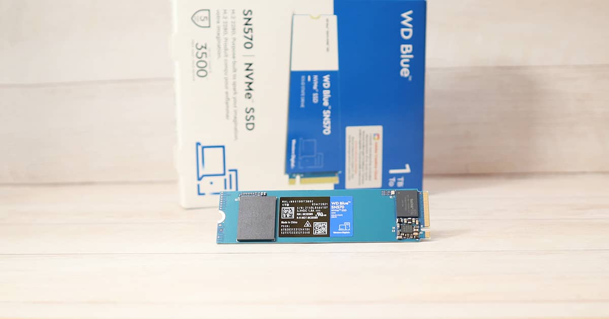 WD Blue SN570 レビュー】読み書きが向上した高速な廉価NVMe SSD