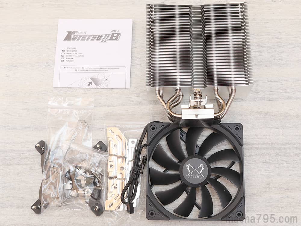 虎徹 MarkII Rev.B レビュー！人気のミドルレンジ空冷式CPUクーラー