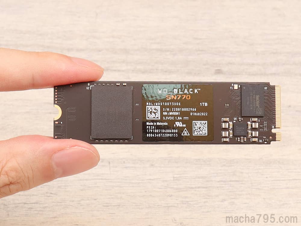 WD Black SN770 レビュー】保存容量で速度が変わるPCIe4.0 NVMe SSD