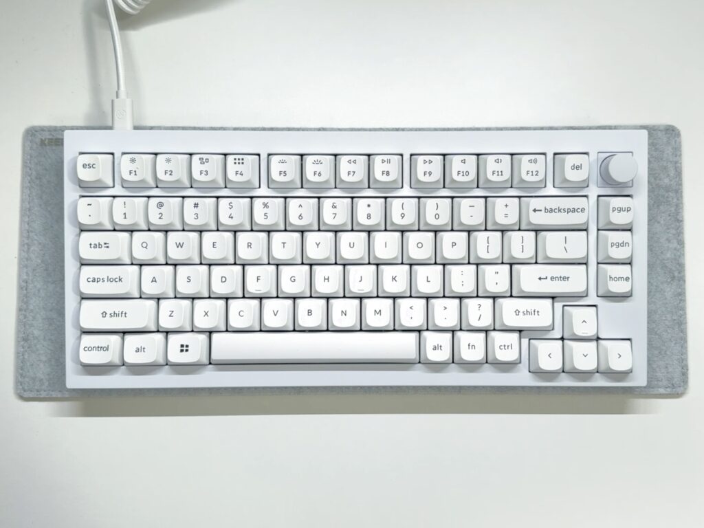 Keychron Q1 v2【レビュー】｜デザイン・打鍵感最高の白いキーボード