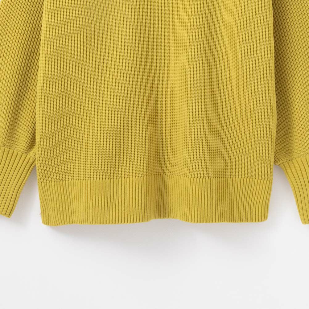 NAVY セーラーカラーハーフジップアップニット レディース