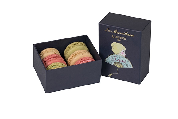レ・メルヴェイユーズ ラデュレの5周年を祝って、限定マカロンボックス