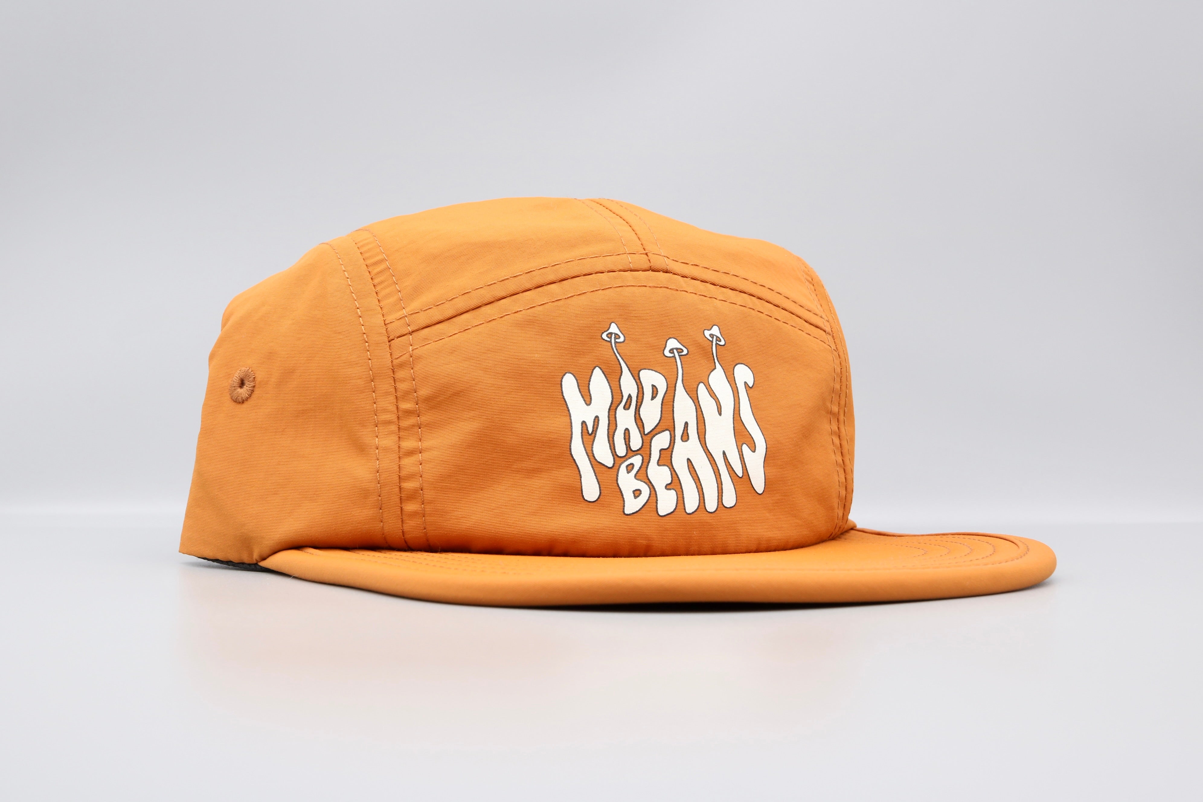 Nylon 5 Panel Cap - Burnt Orange – MadBeans Beanies