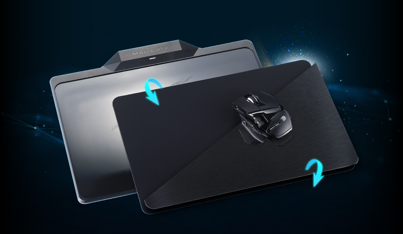 R.A.T. AIR ワイヤレスゲーミングマウスとパッドのコンボ-MAD CATZ
