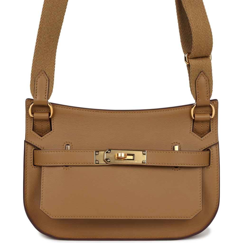 Hermes Mini Jypsiere Bronze Dore Swift Gold Hardware