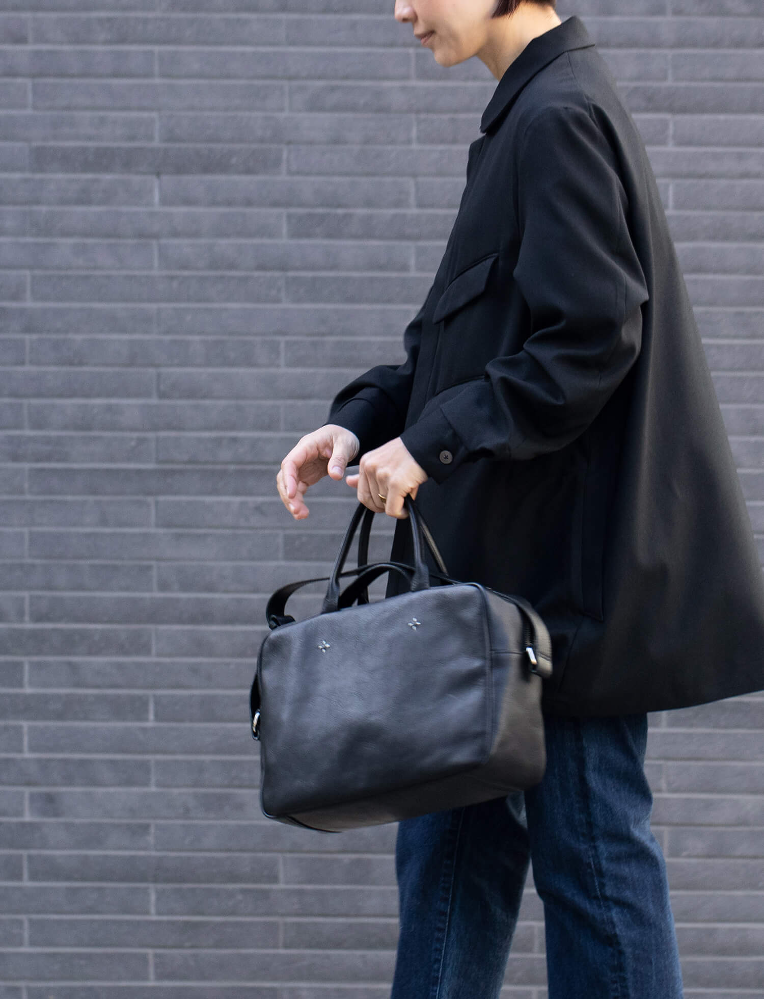 スリッポンコート BLACK」「Slip-on Black」soutiencollar（ステン