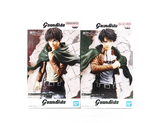 買取実績】Grandista「進撃の巨人」エレン・イェーガー／リヴァイ 2体