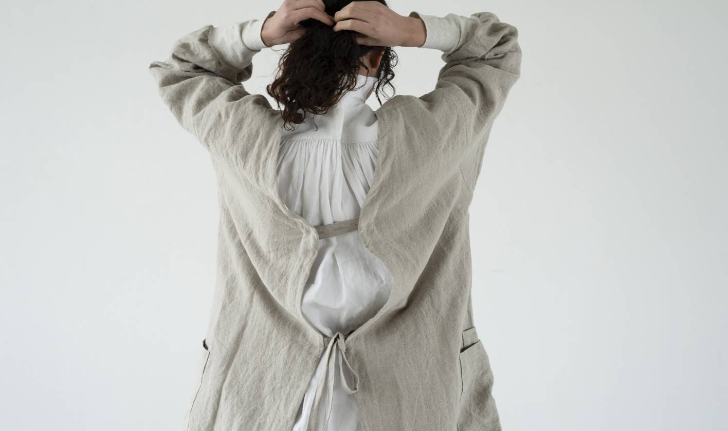 kapoc 3rd. / hand made linen｜割烹着kapoc（カポック）公式