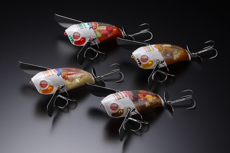 なんと具材までも再現！日清カップヌードルとコラボしたフィッシング