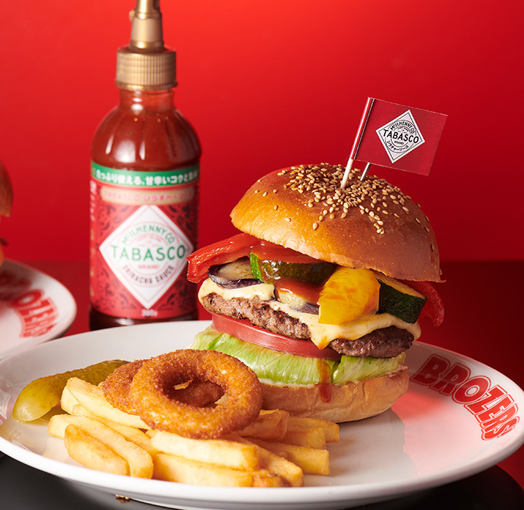 7月1日新発売！ 夏に食べたい旨辛バーガー『夏野菜のシラチャー