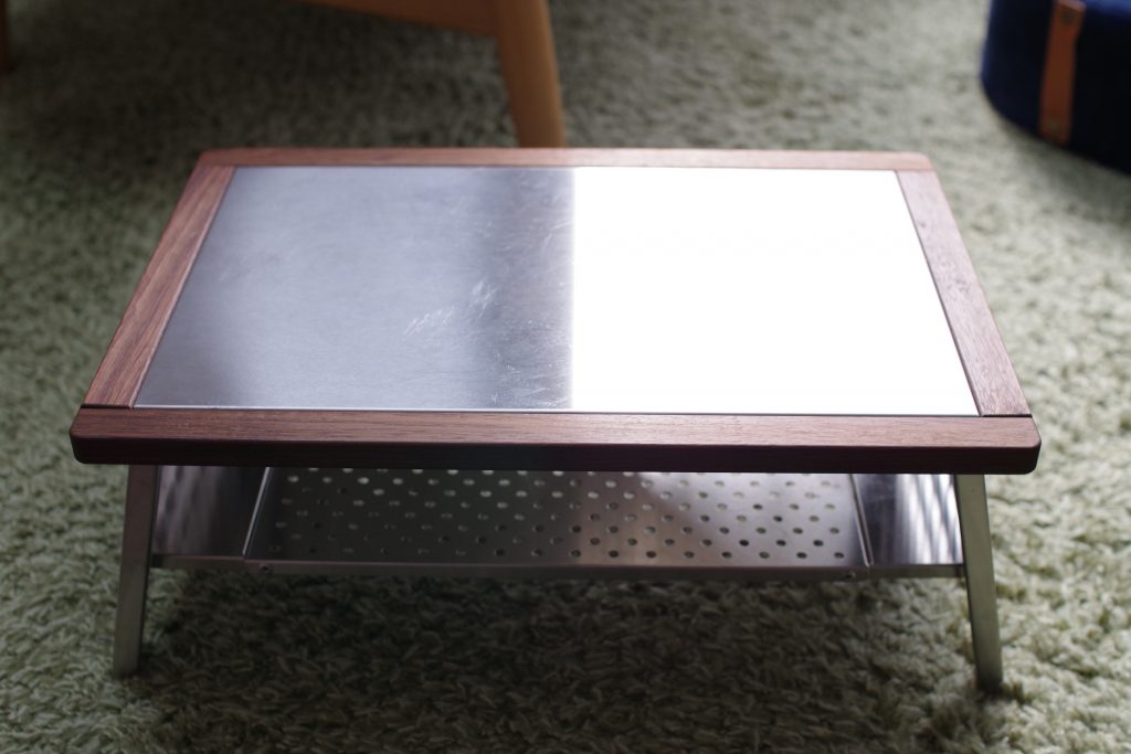 映え最強のローテーブル、笑's 焚き火調理台450re - MAGE OUTDOOR