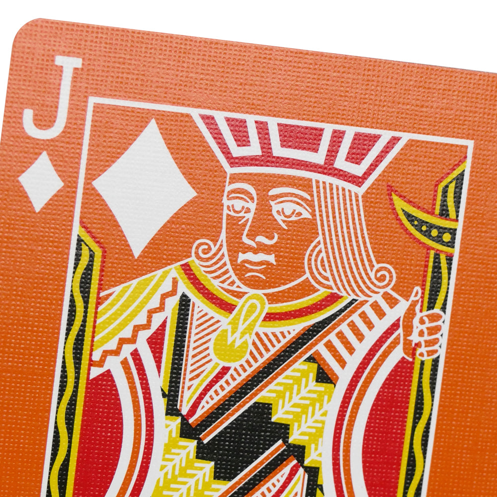 Orange Bicycle Back Playing Cards – Magic Makers