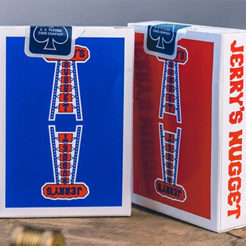 Gilded Vintage Feel Jerry's Nuggets (Blue) Playing Cards – Magic Dream