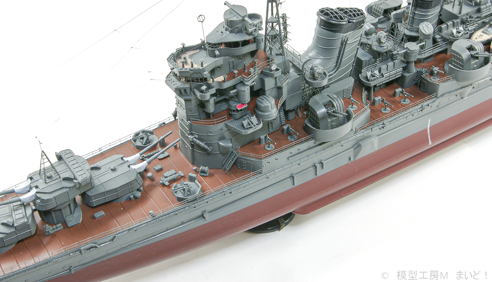 アオシマ 1/350 日本海軍重巡洋艦「足柄」 完成 AOSHIMA ASHIGARA