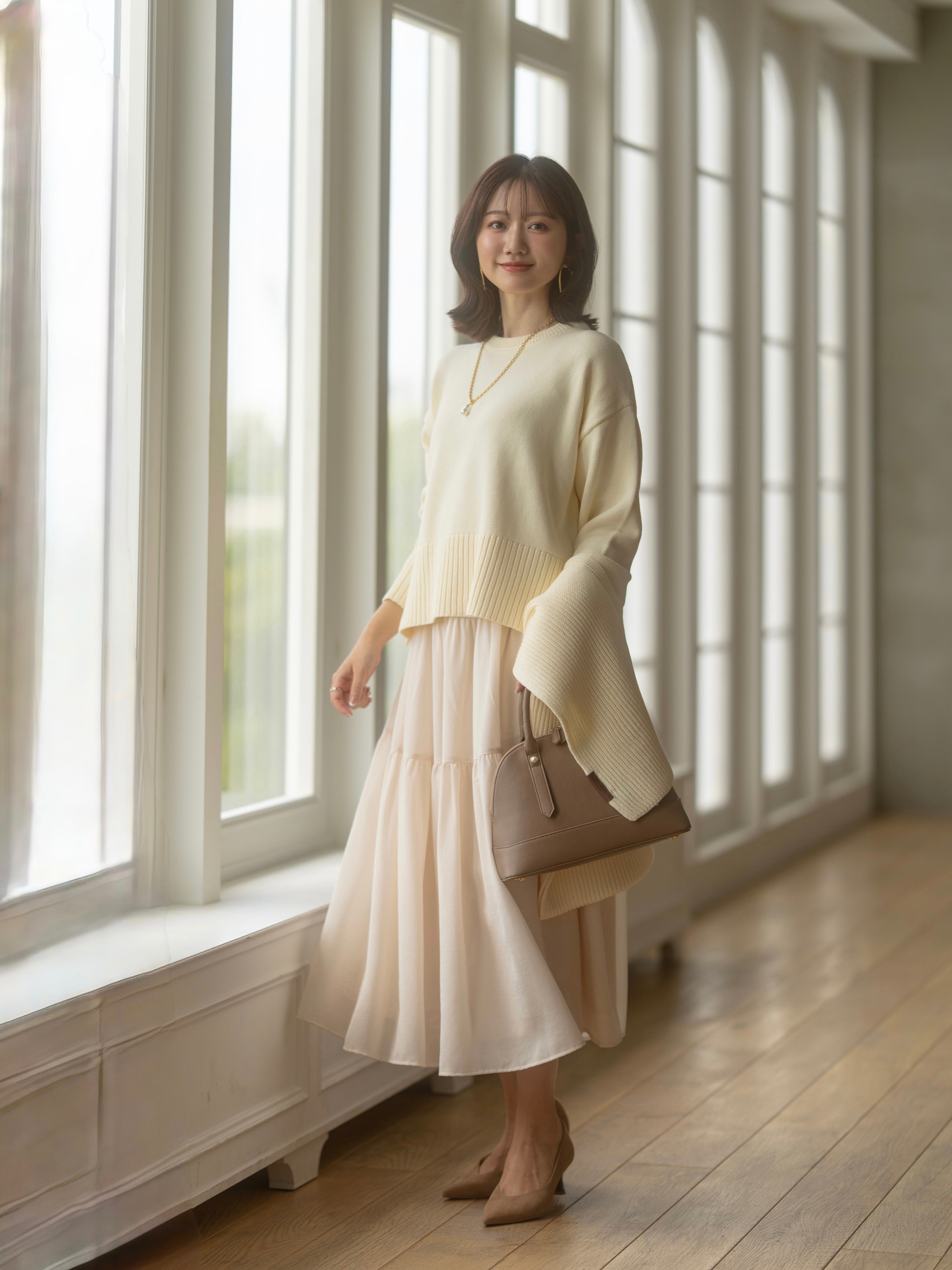 スタンダードクルーネックニット【オーガニックコットン】 – Maison