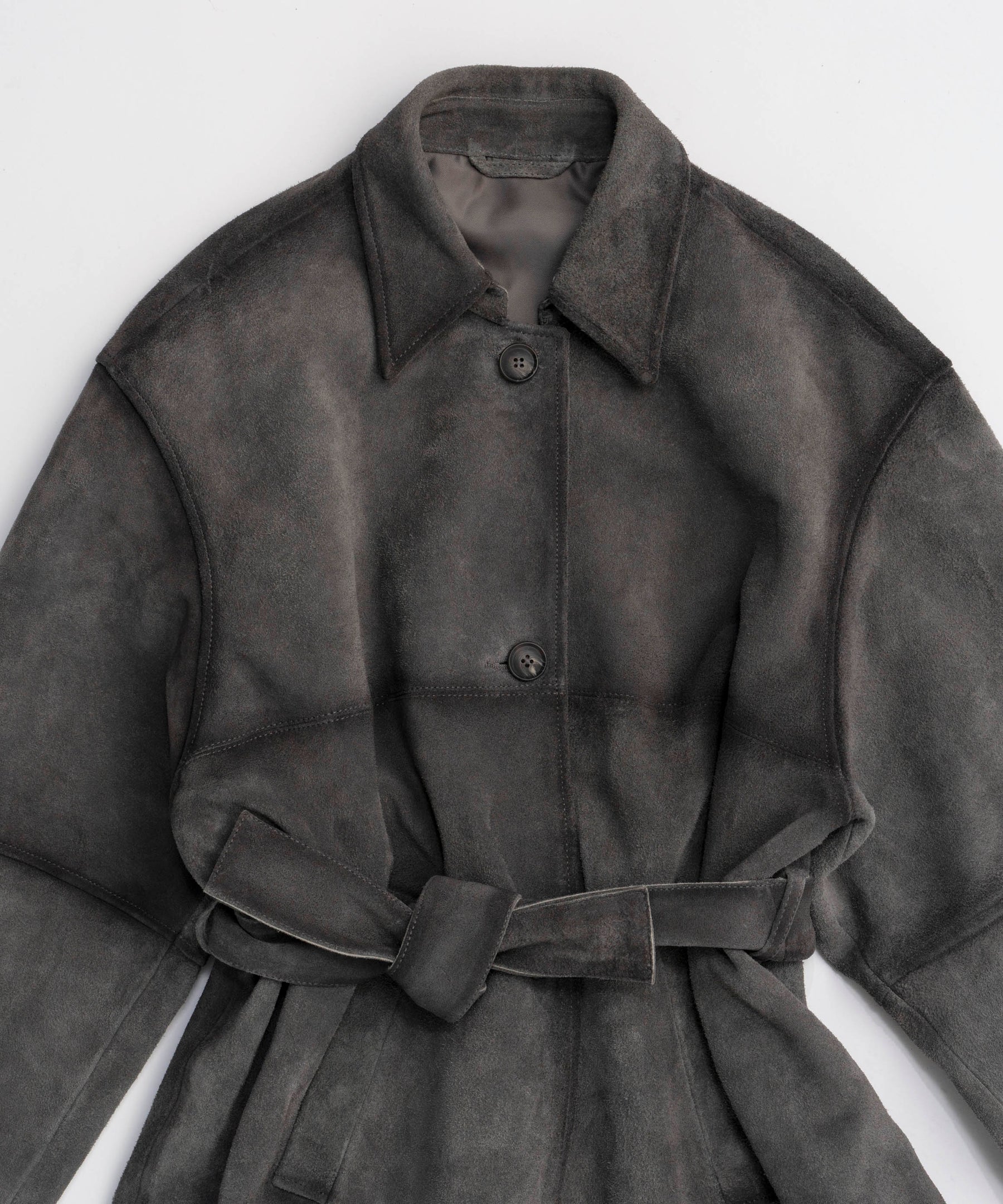 SALE】Real Suede Oversized Shirt