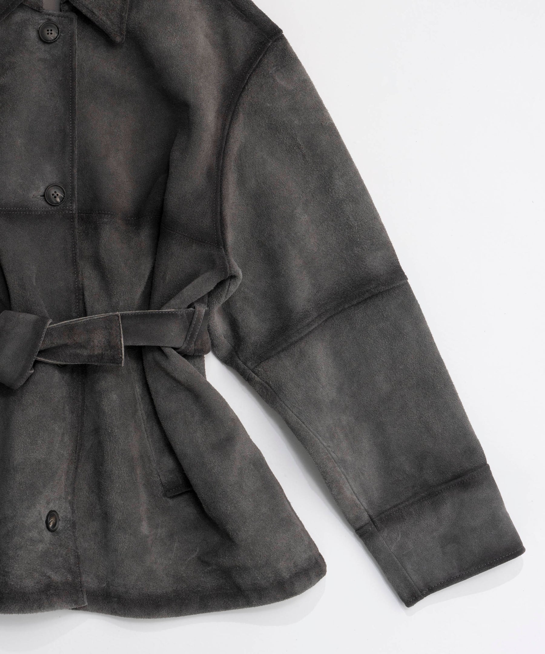 SALE】Real Suede Oversized Shirt