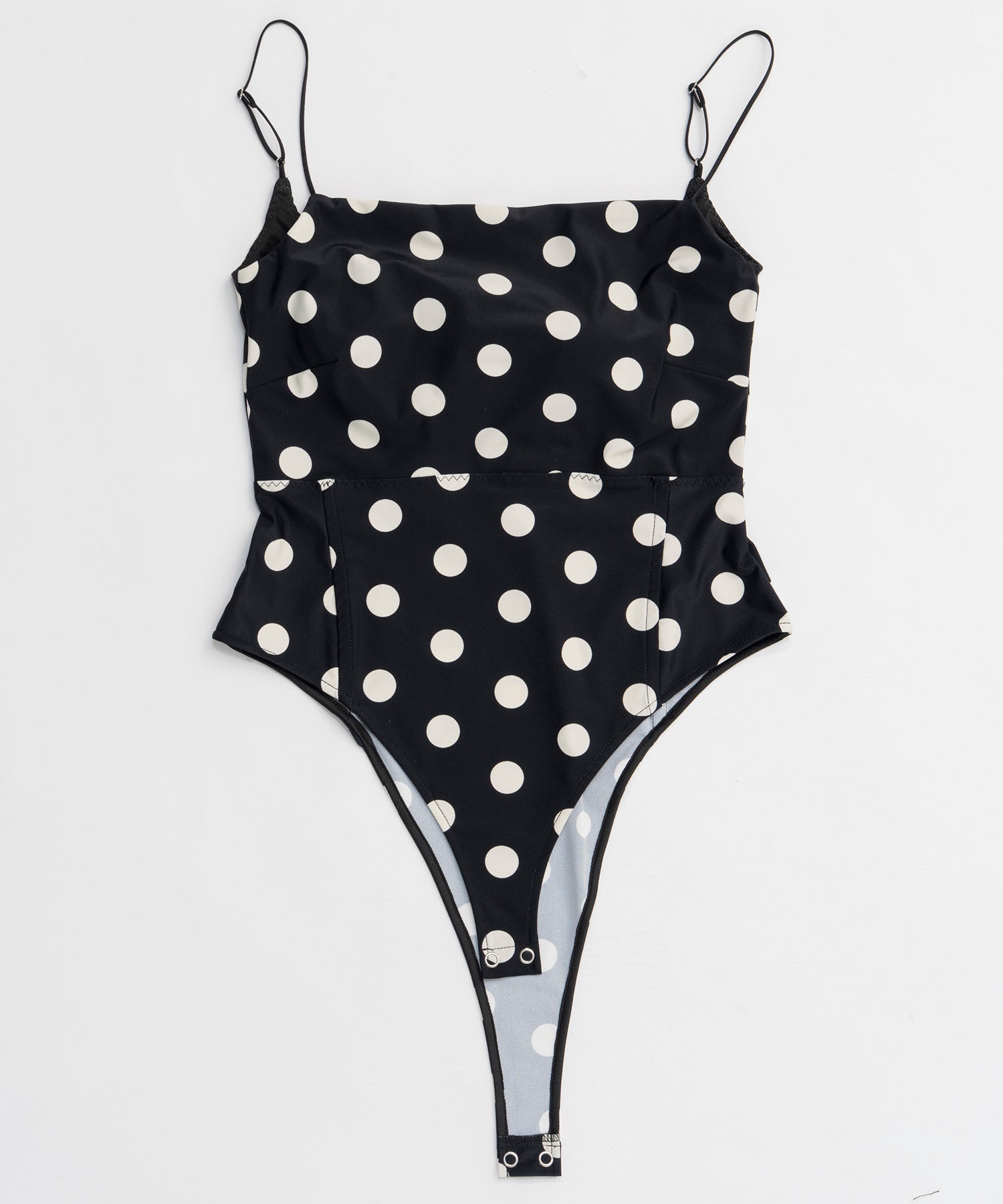 26SPRING PRE-ORDER】Cup-in Dot Bodysuit